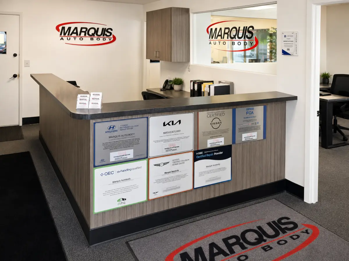 Marquis Auto Body office and facility